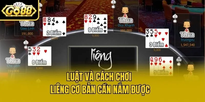 Luật và cách chơi Liêng cơ bản cần nắm được