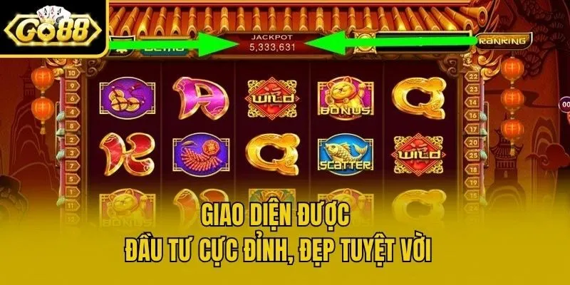 Giao diện được đầu tư cực đỉnh, đẹp tuyệt vời