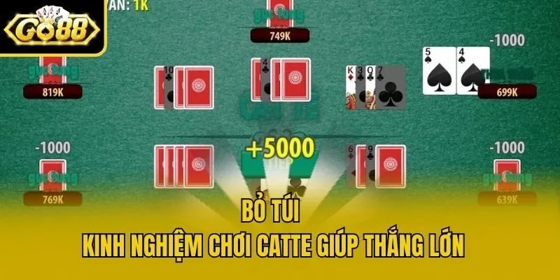 Bỏ túi kinh nghiệm chơi Catte giúp thắng lớn