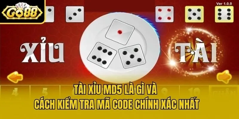Tài Xỉu MD5 Là Gì Và Cách Kiểm Tra Mã Code Chính Xác Nhất