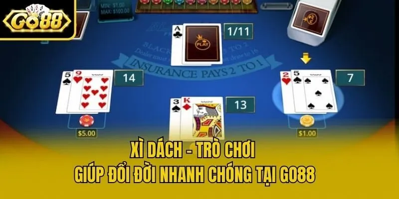 Xì Dách - Trò Chơi Giúp Đổi Đời Nhanh Chóng Tại Go88