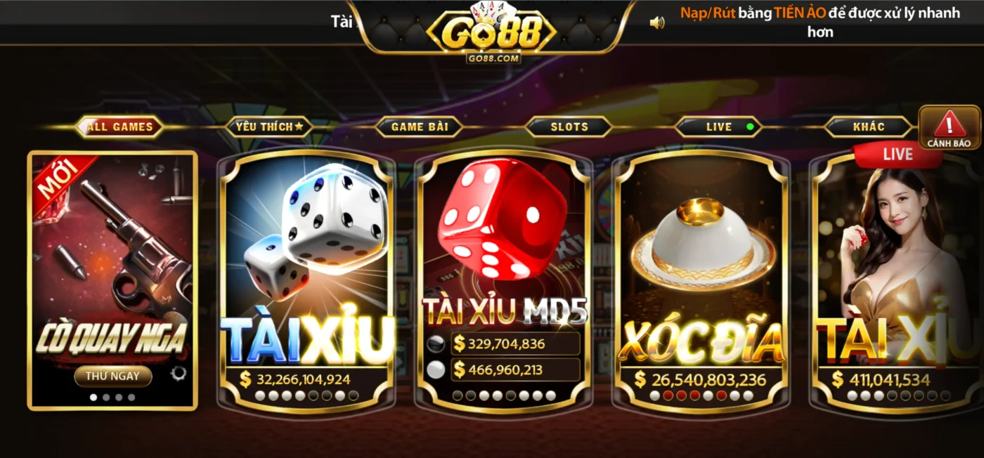 Cổng game go88 đổi thưởng uy tín